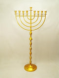63" Extra Large Chanukah Menorah for Synagogue - Brass