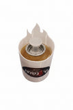 Ner Neshama Oil Yahrzeit Lamp Set – Decorative Holder with 4 Refill Oil Lamps