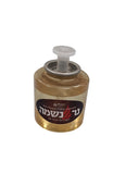 Ner Neshama Oil Yahrzeit Lamp Set – Decorative Holder with 4 Refill Oil Lamps