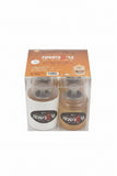 Ner Neshama Oil Yahrzeit Lamp Set – Decorative Holder with 4 Refill Oil Lamps