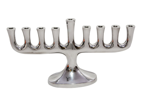 One Piece Menorah with Modern Design and Sturdy