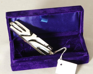 Polished Antique look Mezuzah Cases in Velvet Gift Box, Silver