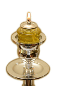 Pirsum Olive Paraffin Oil Lamps 7 hour 8 pack